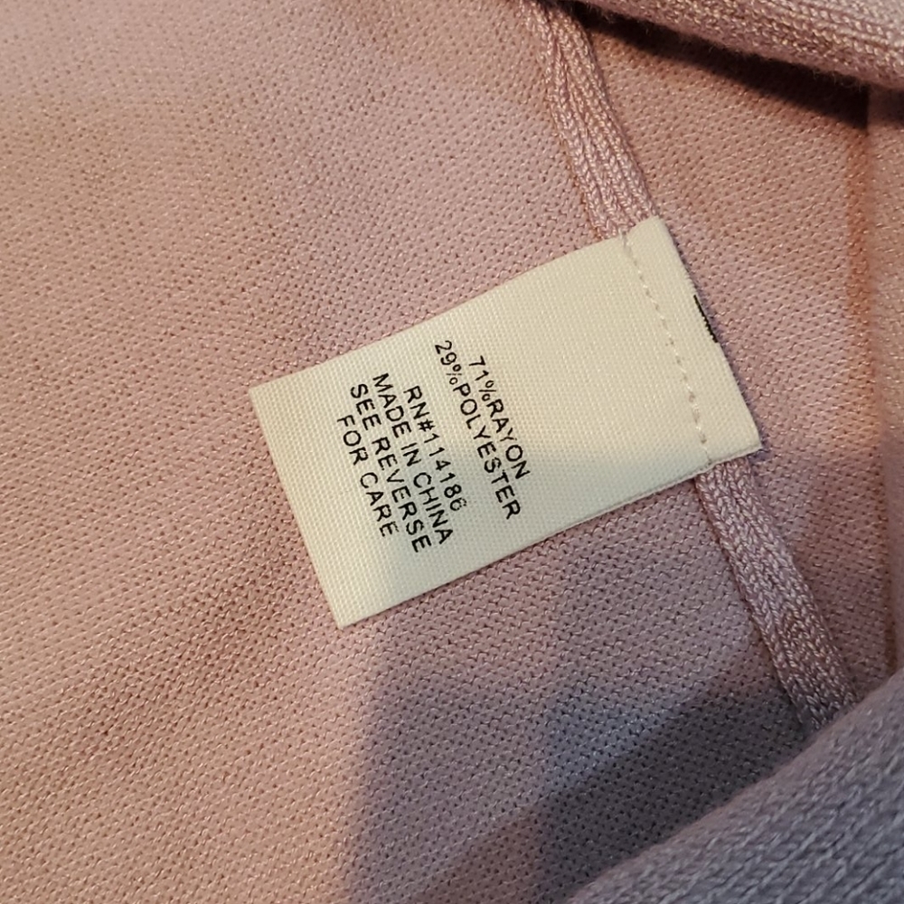 89th Madison Lilac Purple Open Front Tie Ballet Cardigan Size Small New With Tag - Picture 5 of 6